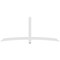 Ekena Millwork Bellingham Architectural Grade PVC Gable Bracket, 96"W x 40"H x 2"D x 4"F, 10/12 Pitch GBP096X40X0204BEL00 - alternate 2